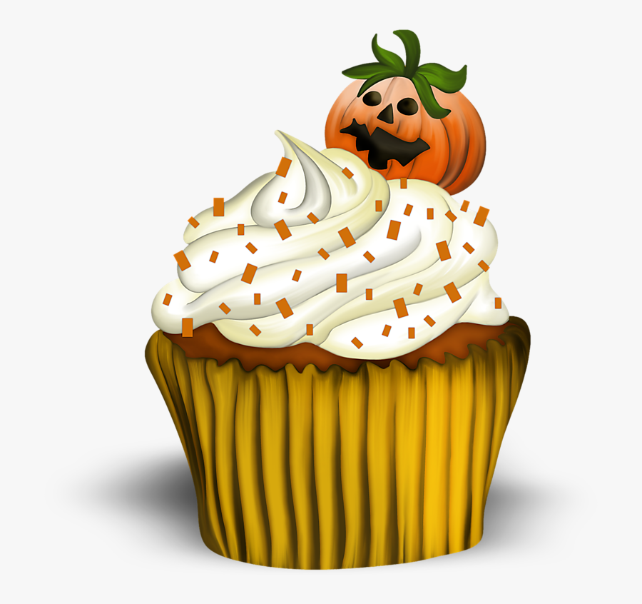 Transparent Halloween Cupcake Clipart - Halloween Cupcake Clipart, Transparent Clipart