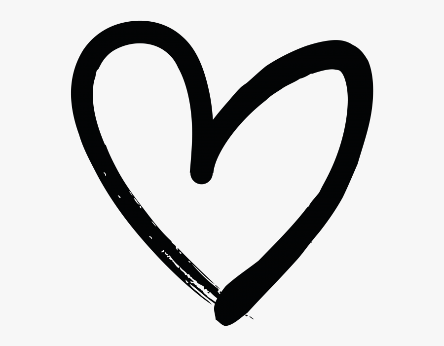 Drawn Heart Transparent - Hand Drawn Heart Png, Transparent Clipart