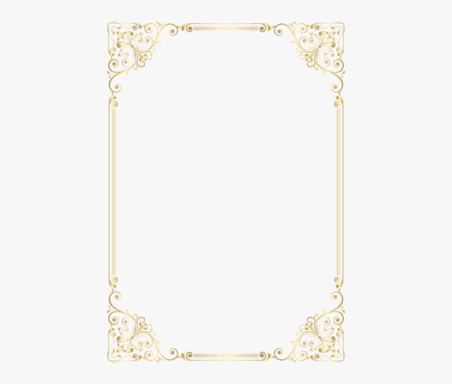 Elegant Border Png - Wedding Border Transparent Background, Transparent Clipart