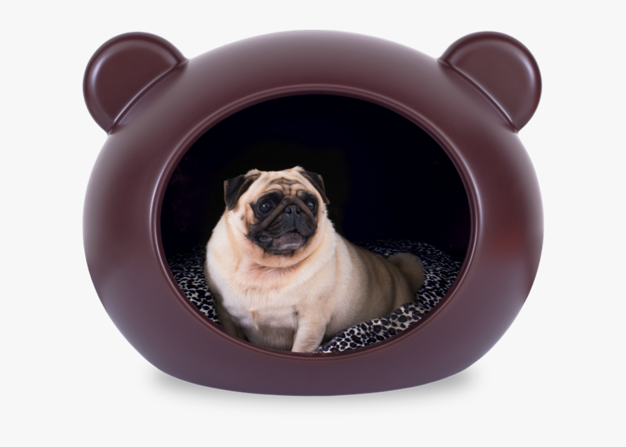 Plastic Dog Bed - Pug, Transparent Clipart