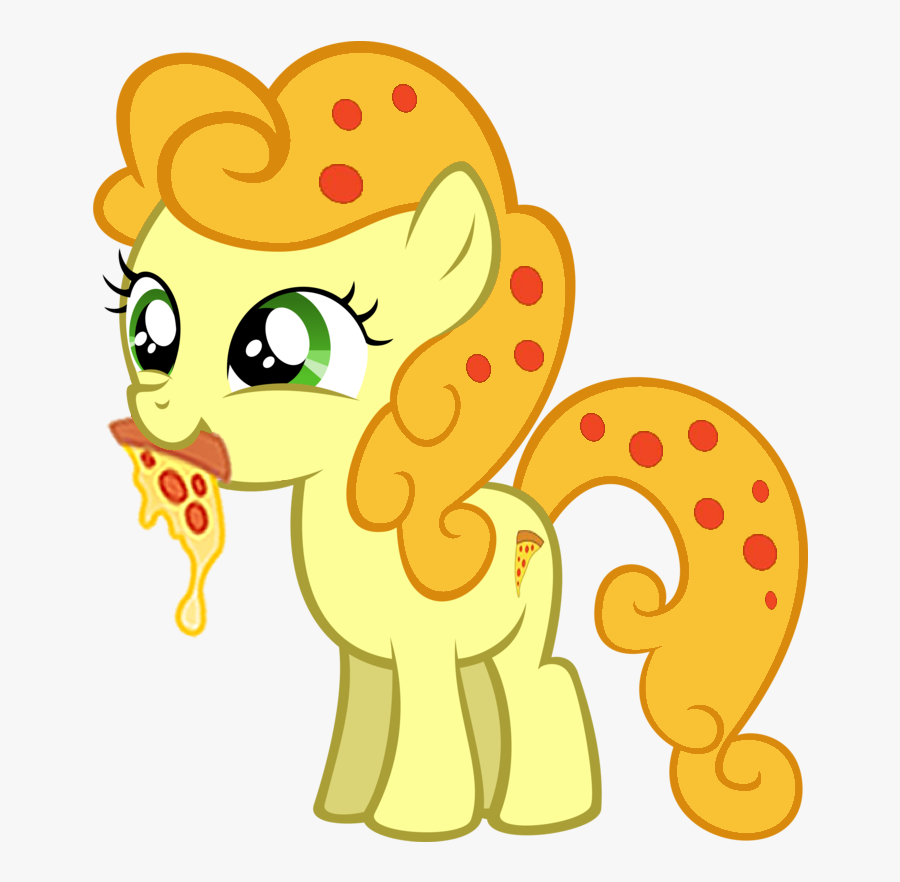 Pizza Clip Pie - Pony And Pizza Png, Transparent Clipart