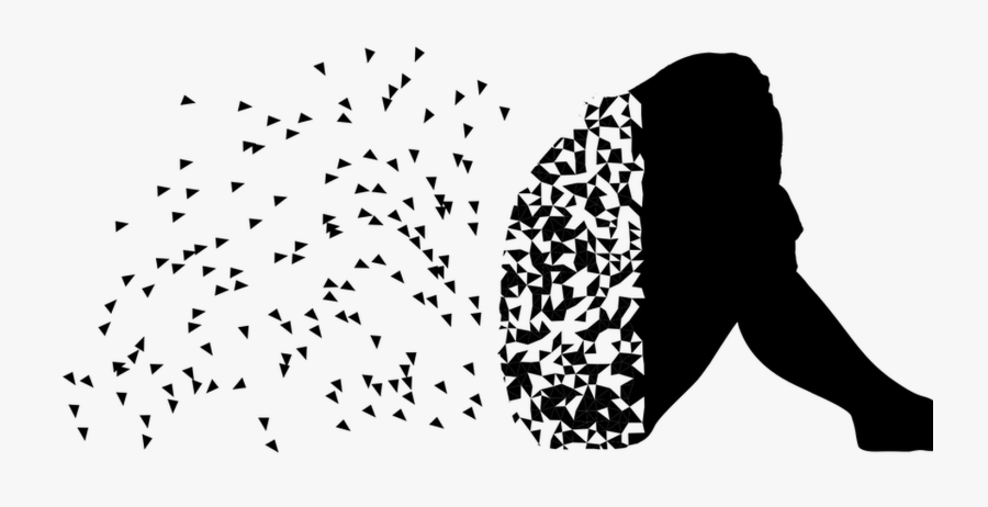 Women And Girls’ Mental Health Abstract Art - Depression Mental Health, Transparent Clipart