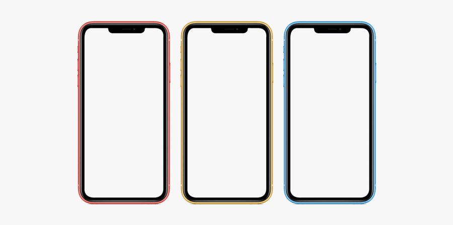 Iphone Xs Mockup Screens - Mobile Phone Case, Transparent Clipart