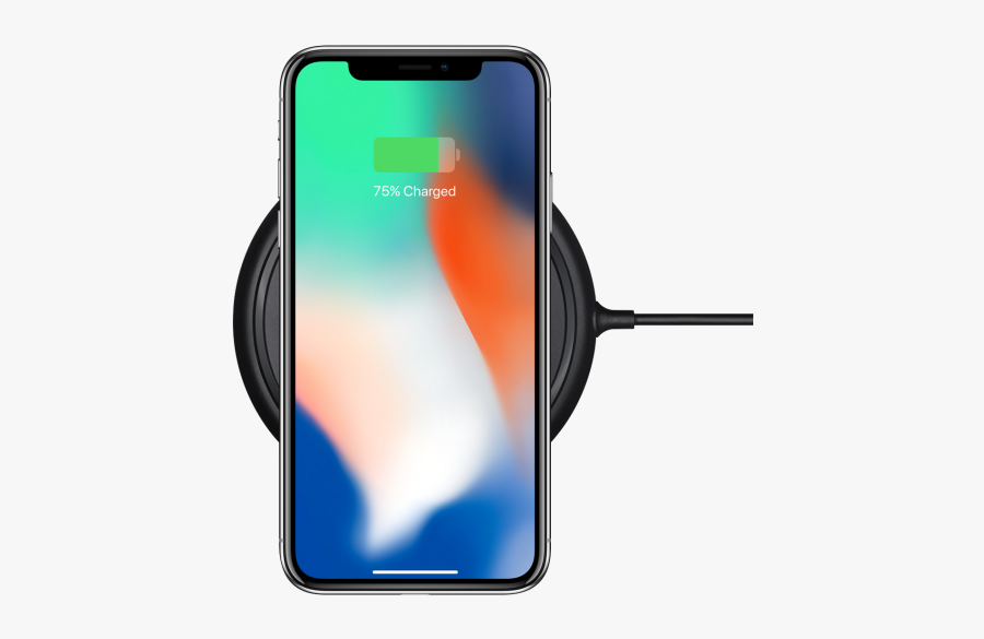 Iphone"s Wireless Charging Png Image Free Download - Qi Wireless Charger Iphone X, Transparent Clipart