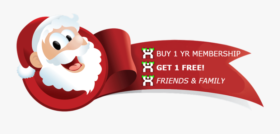 Christmas Ribbon, Transparent Clipart