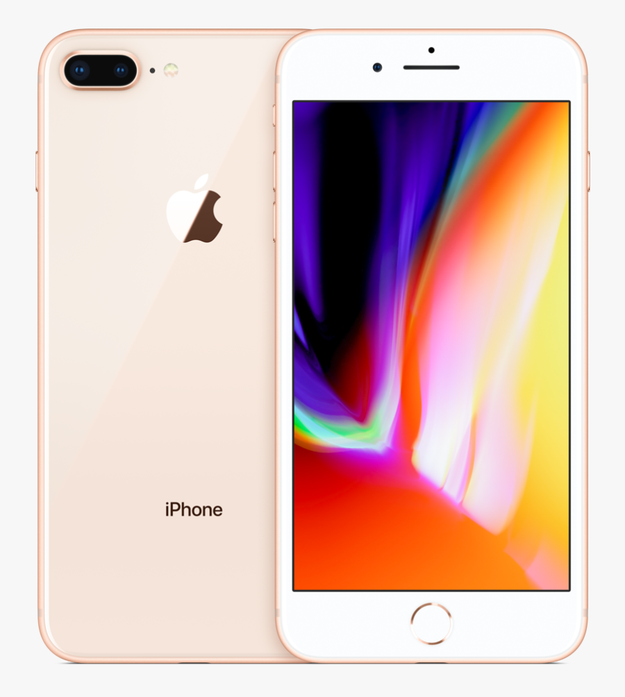 Iphone Rose Gold Png - Iphone 8 Plus Gold, Transparent Clipart