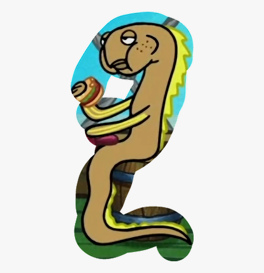 #eel #spongebob #spongebobsquarepants - Sadly I Am Only An Eel, Transparent Clipart