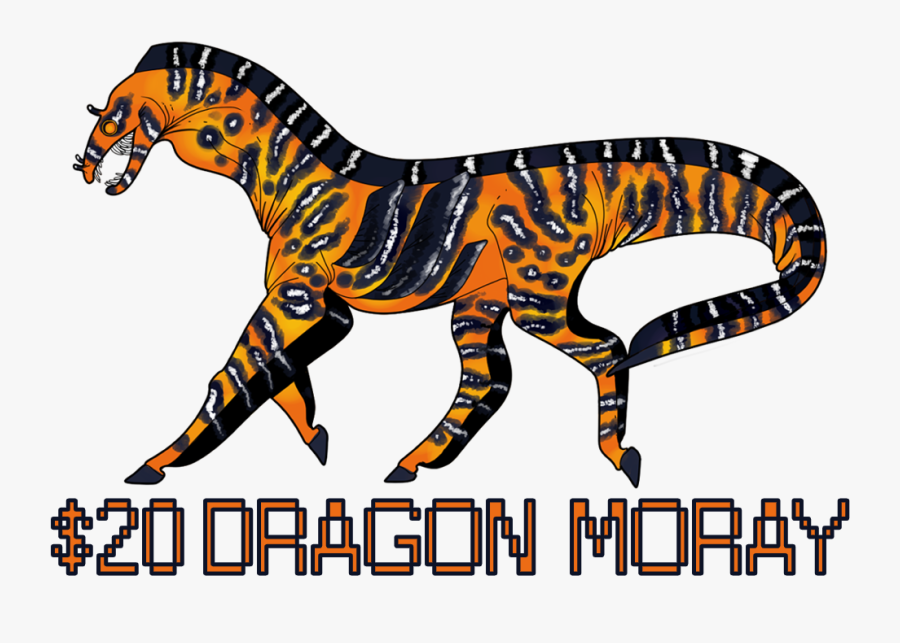 Moray Eel Monster Adopt - Tiger, Transparent Clipart