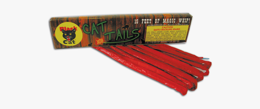 Black Cat Cat Tails Firework, Transparent Clipart