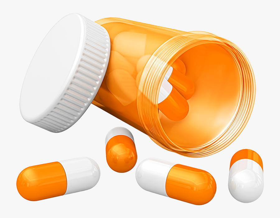 Empty Pill Bottle Png - Pill Bottle Transparent Background, Transparent Clipart