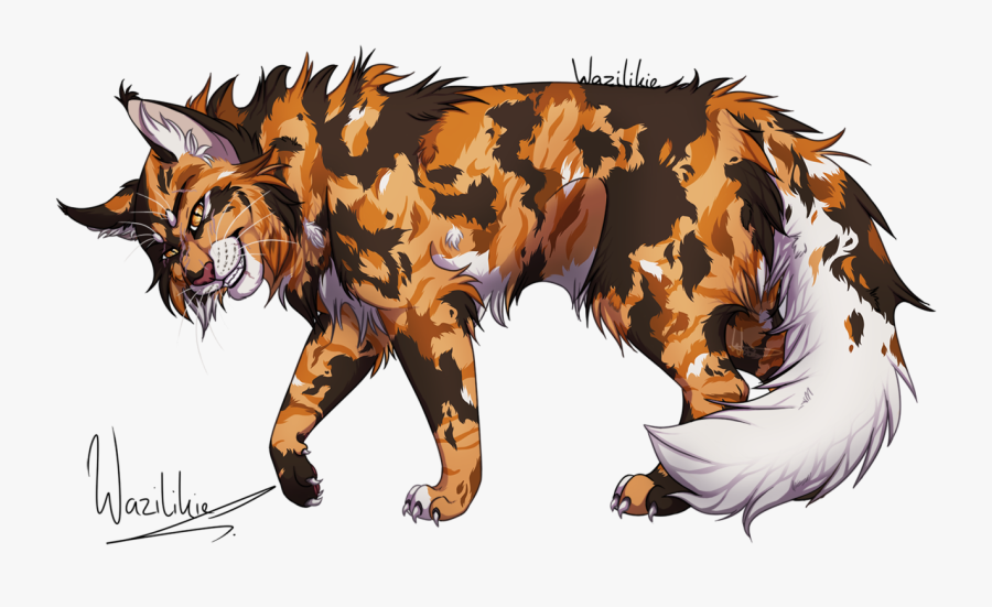 Transparent Cattails Black & White Clipart - Warrior Cats Mapleshade Fanart, Transparent Clipart