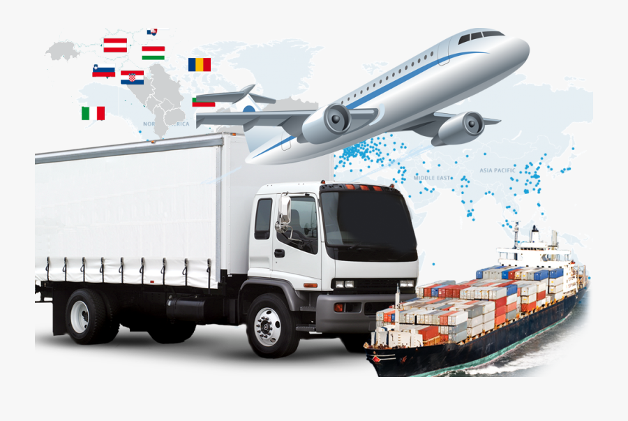 Lorry Transportation Service Advertisement, Transparent Clipart