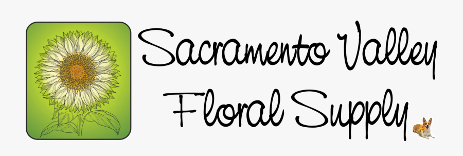 Sacramento Valley Floral Supply - Calligraphy, Transparent Clipart