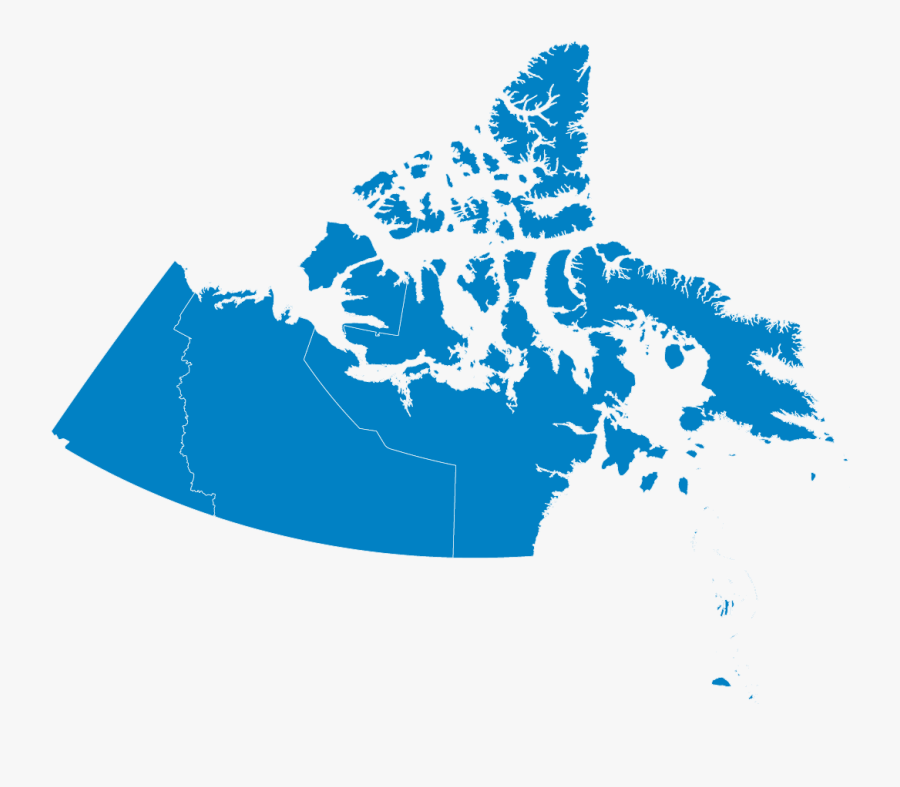 Map Of Canada, Transparent Clipart