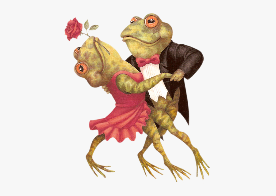 Twotoadtangopic - Happy Anniversary With Frogs, Transparent Clipart