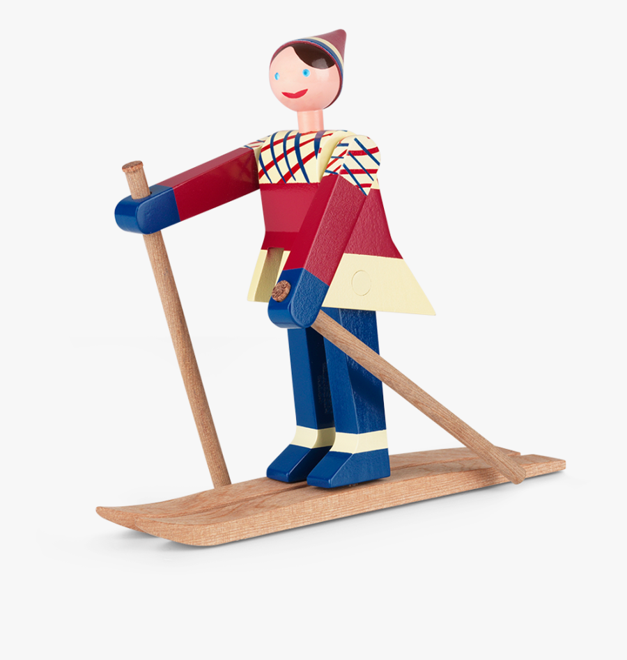 The Skier Datti Girl Multi - Kay Bojesen Datti, Transparent Clipart