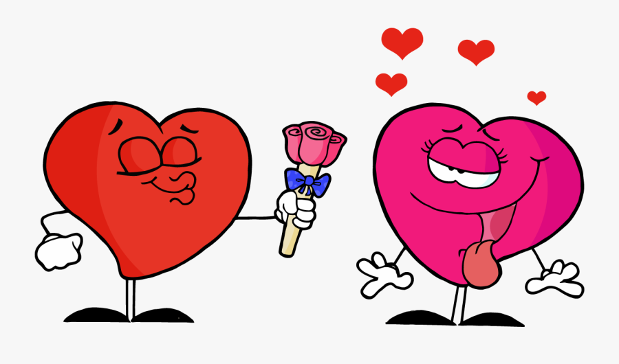 February Heart Cartoon Clipart - Love And Infatuation Drawing, Transparent Clipart