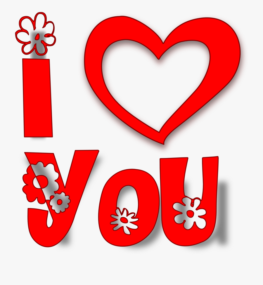 February Clipart Iloveyou - Love You My Darling, Transparent Clipart