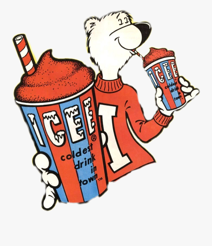 #vintage #cool #refreshing #icee #bear - Icee Cool, Transparent Clipart