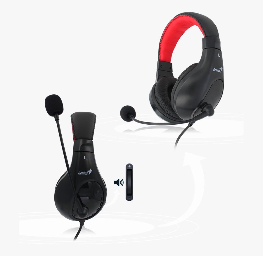 Headset Genius Hs 520, Transparent Clipart