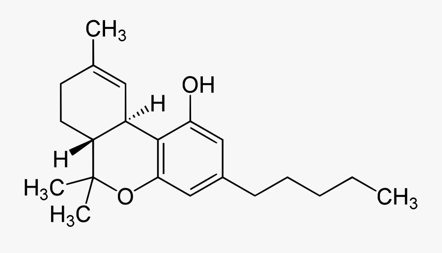 Thc Molecular Structure, Transparent Clipart