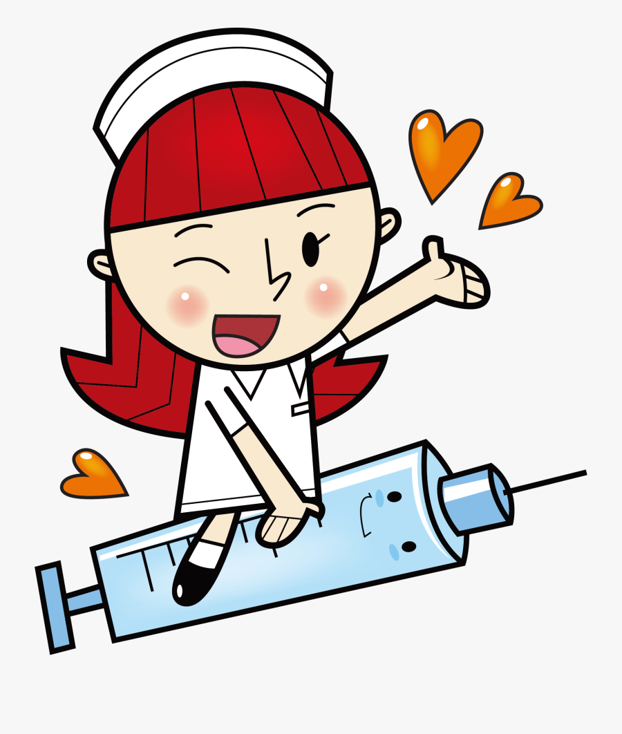 Cartoon Nurse Nursing Clip Art - Clip Art Cartoon Nurse, Transparent Clipart