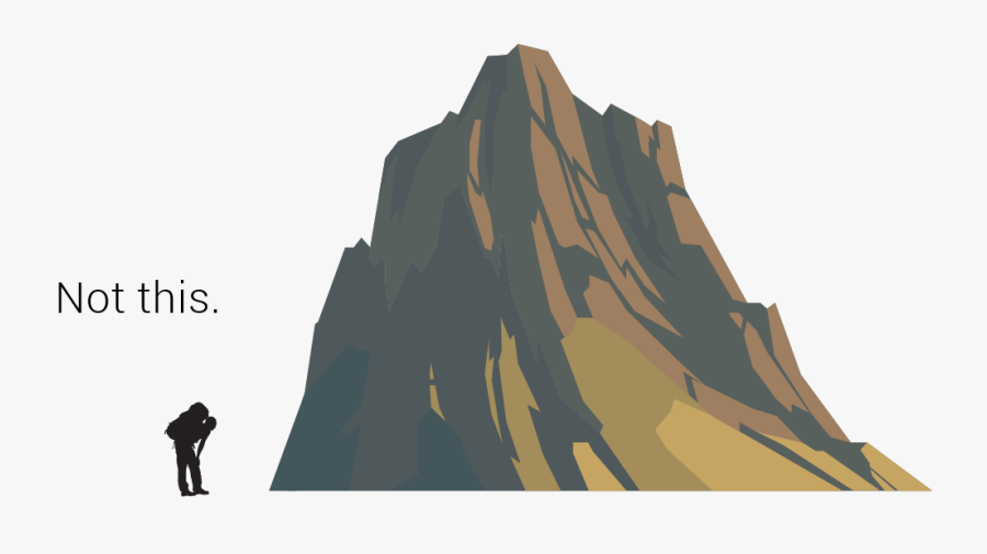 Steep Mountain Png, Transparent Clipart