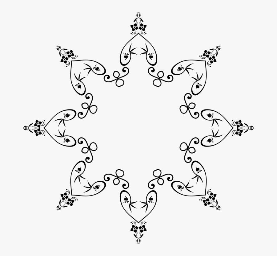 Visual Arts,symmetry,line Art - Line Art, Transparent Clipart