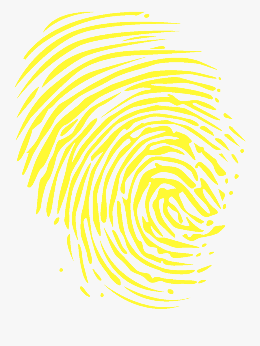 Thumb Print Png - Yellow Thumbprint, Transparent Clipart