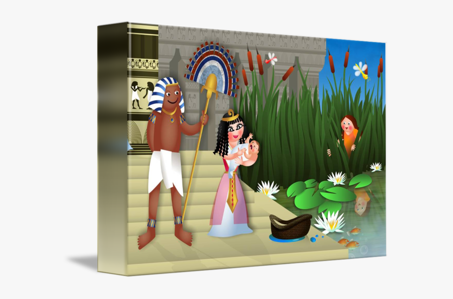 Moses Clipart Clipart Egypt - Baby Moses, Transparent Clipart