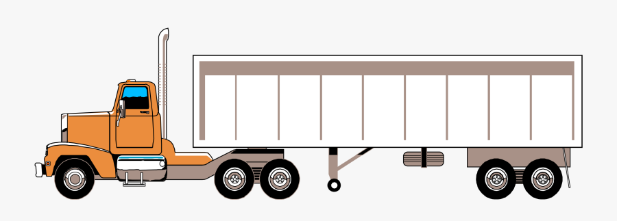 18 Wheeler Clipart - Clipart 18 Wheeler Truck, Transparent Clipart