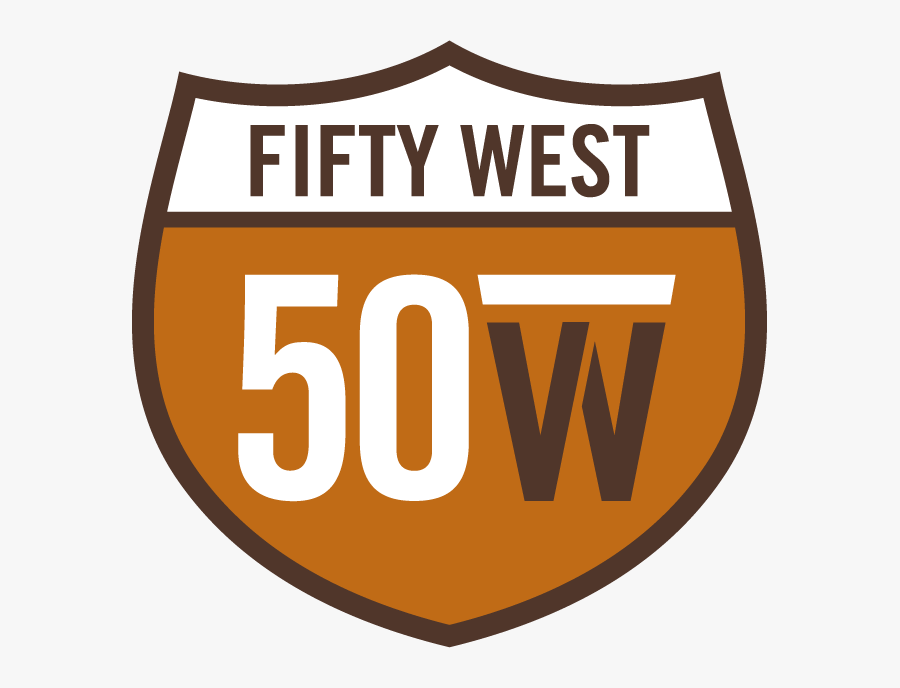 Fifty West Brewing Logo, Transparent Clipart