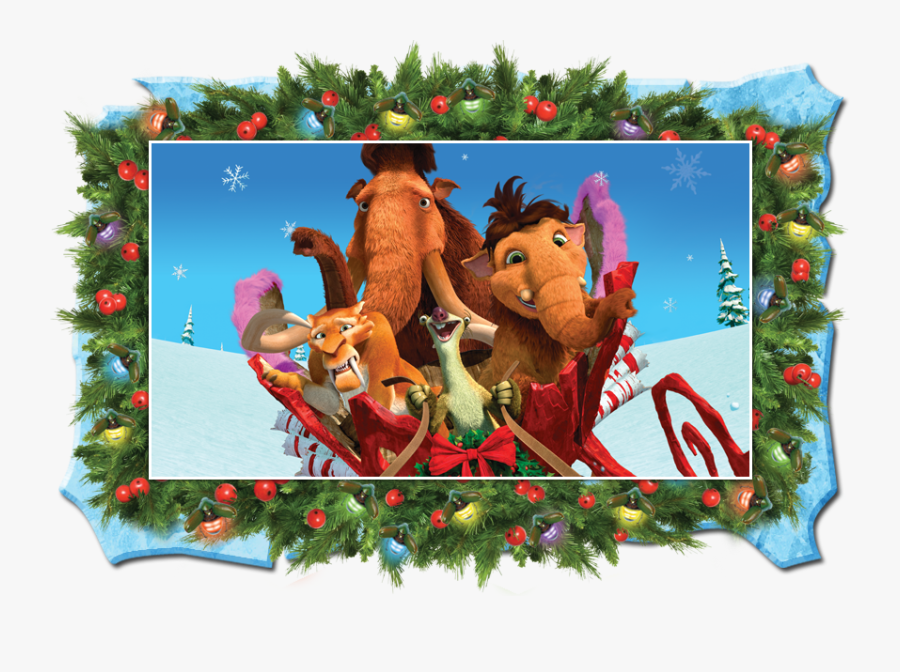 Mammoths Ice Age Christmas, Transparent Clipart