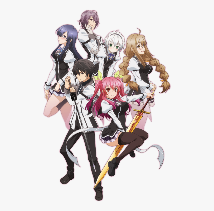 Clip Art Chivalry Of A Failed Knight Manga - Rakudai Kishi No Cavalry Render, Transparent Clipart