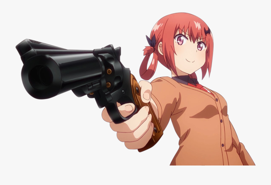 Anime Guns Png - Satania With A Gun, Transparent Clipart