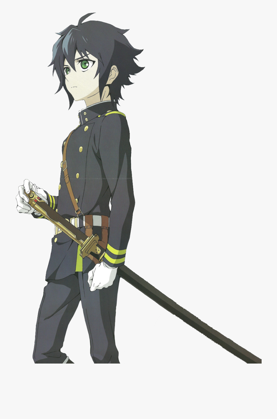 Blackboard Drawing Anime - Mika And Yuu Owari No Seraph, Transparent Clipart