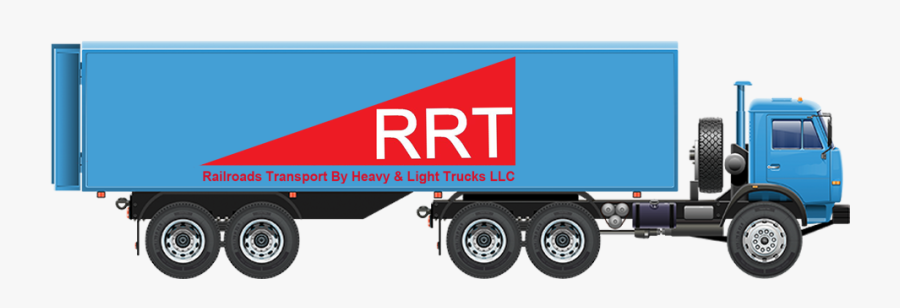 Transportation Clipart Blue Pickup Truck - Container Trailer Png, Transparent Clipart