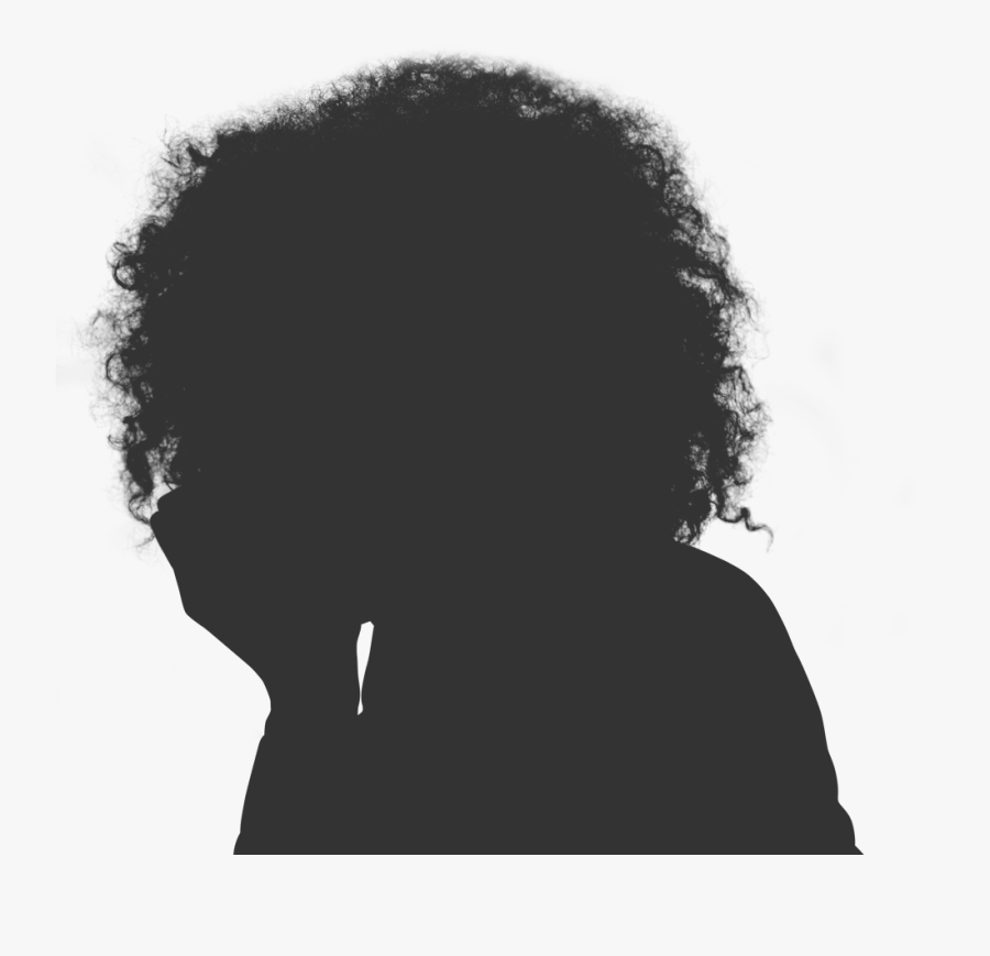 Hairstyle Application For Employment Afro Summer Vacation - Afro Silhouette, Transparent Clipart