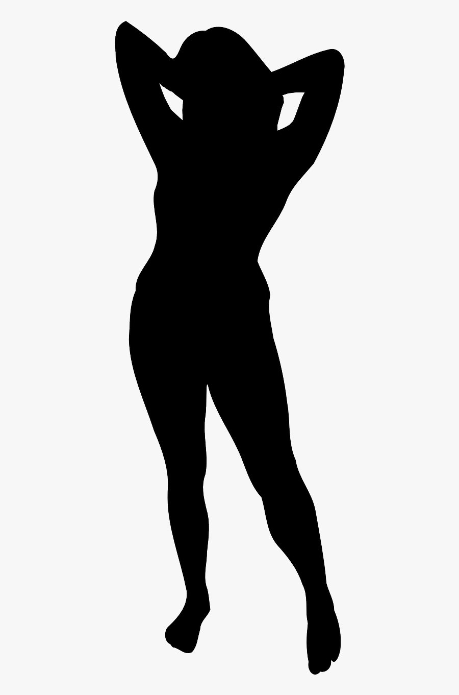 Transparent Black Woman Silhouette Png - Silhouettes Woman Public Domain, Transparent Clipart