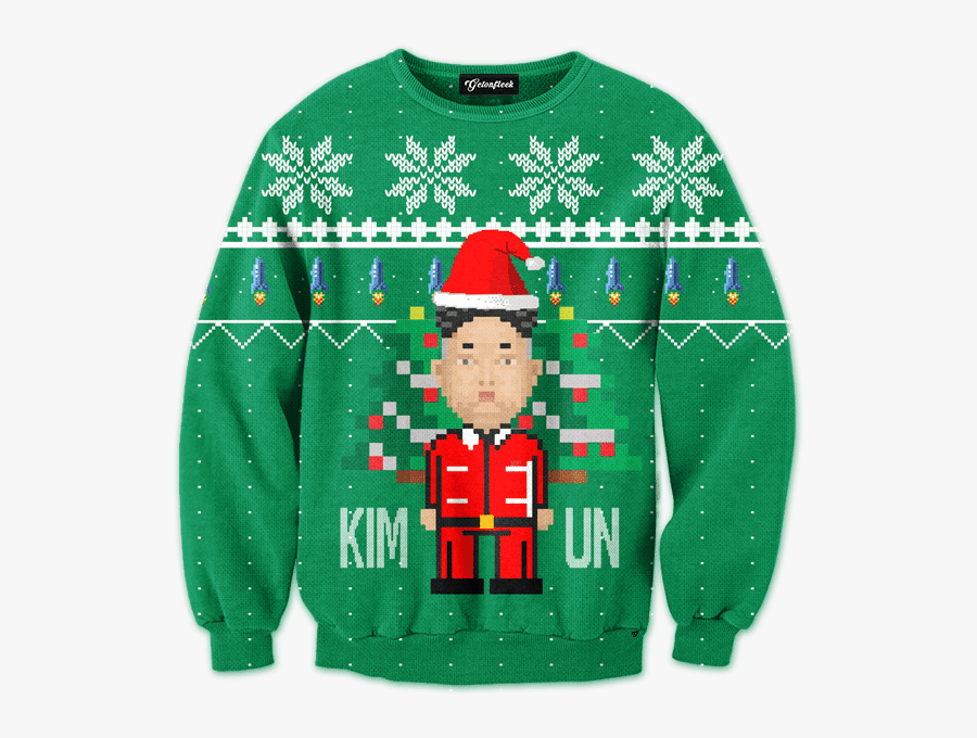 Kim Jong Un Ugly Sweater, Transparent Clipart