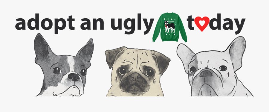 Pug, Transparent Clipart