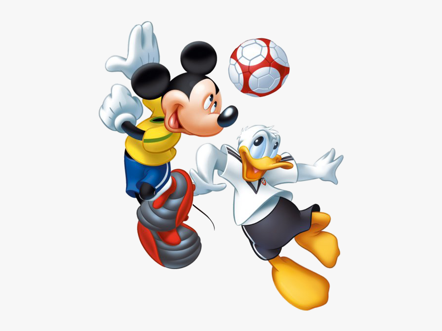 Mickey Y Donald Futbol, Transparent Clipart
