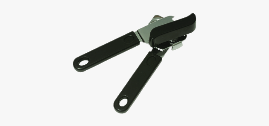 Can Opener With Black Handle - Tin Opener, Transparent Clipart