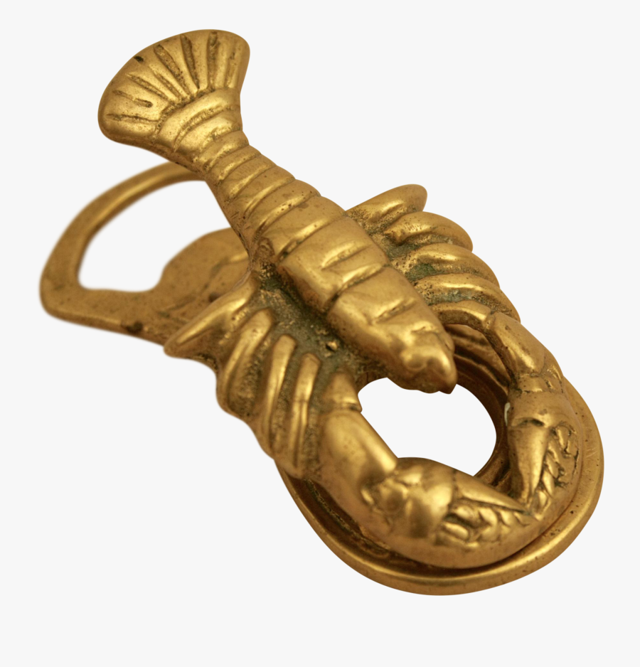 Clip Art Library Library Brass Lobster Bottle Opener - Crocodile, Transparent Clipart