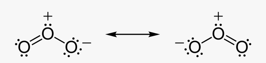 Ozone Resonance Structures, Transparent Clipart