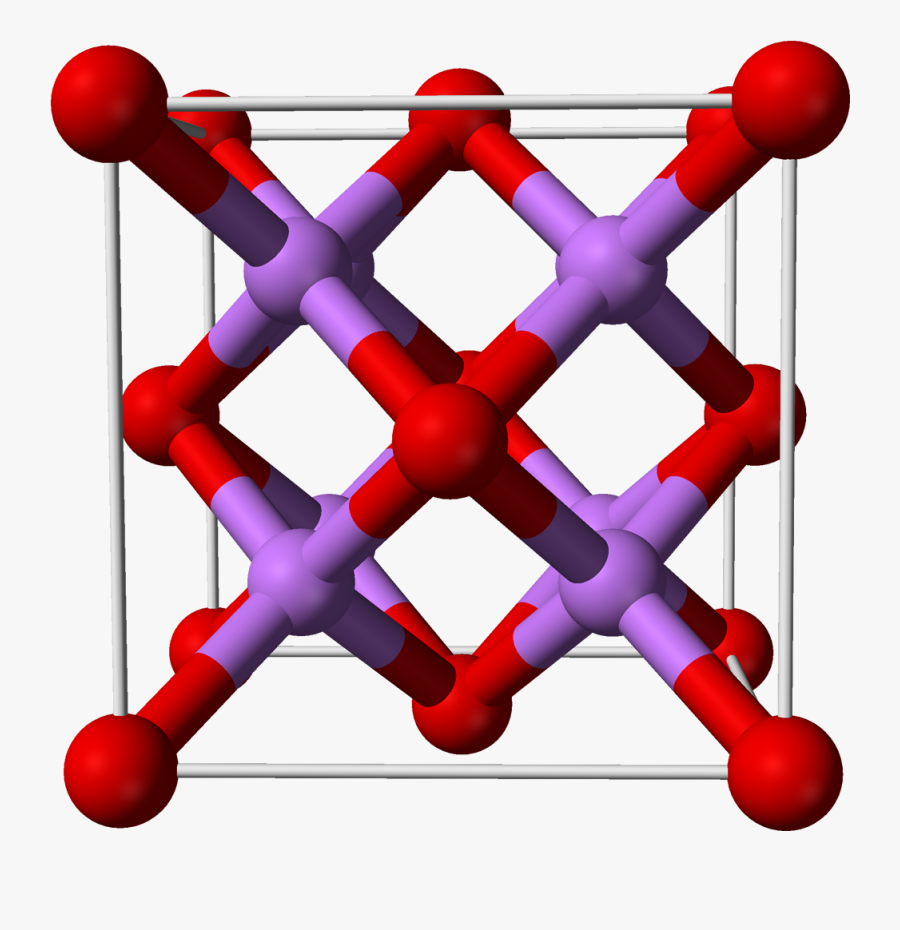 Lithium Oxide Unit Cell 3d Balls B - Lithium Oxide, Transparent Clipart