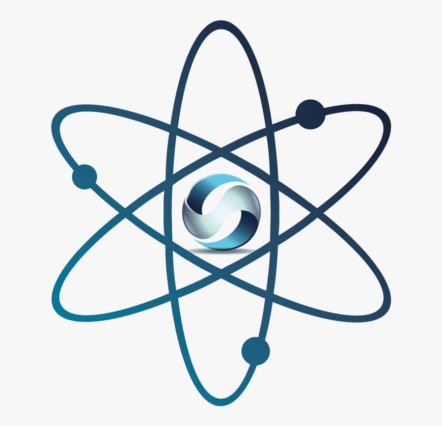 Atom Symbol, Transparent Clipart