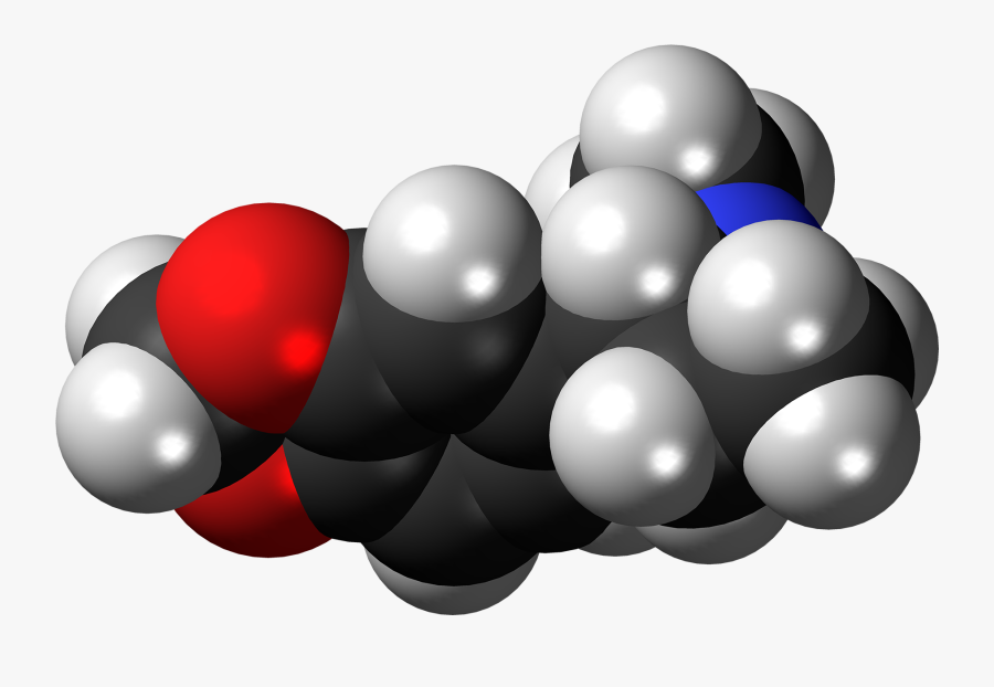 M-alpha Molecule Spacefill - Illustration, Transparent Clipart