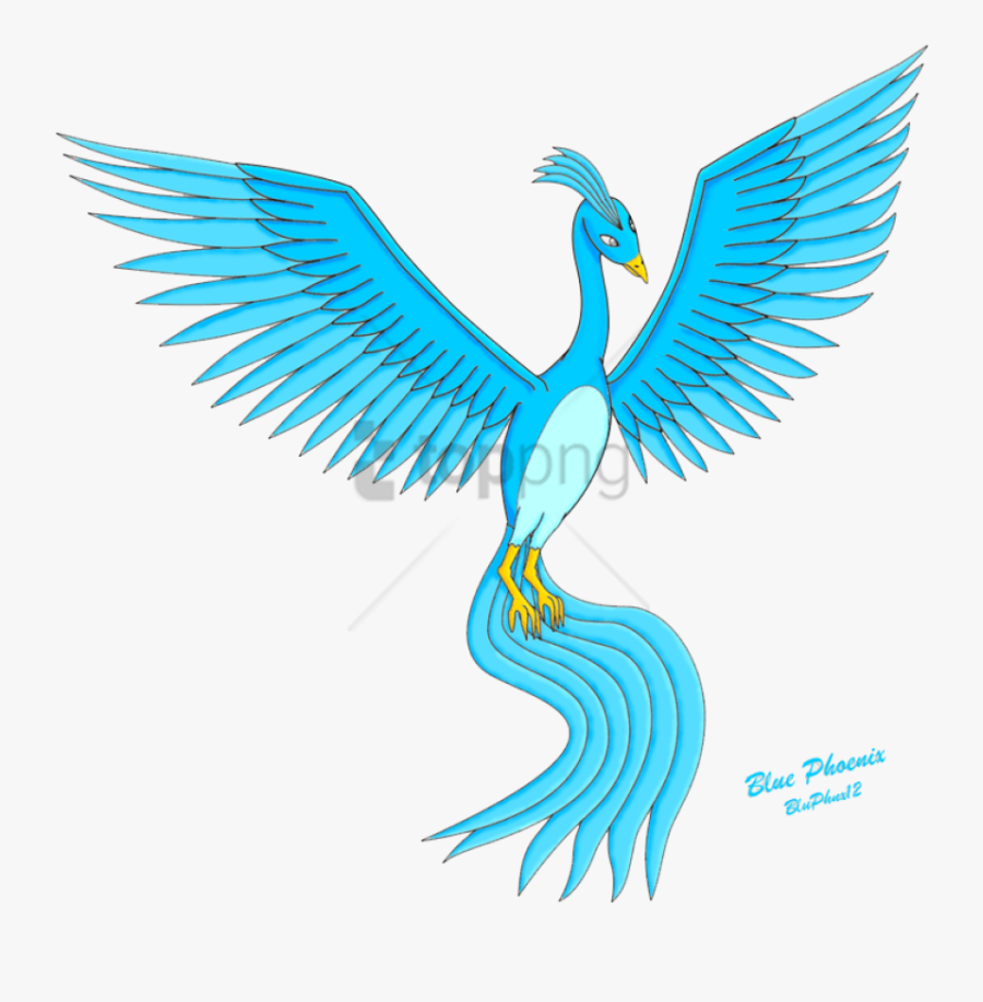 Phoenix Bird Pictures Clipart , Png Download - Fenix Bird Blue, Transparent Clipart