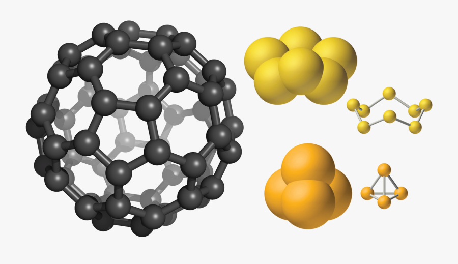 Chemistry Picture - C60, Transparent Clipart